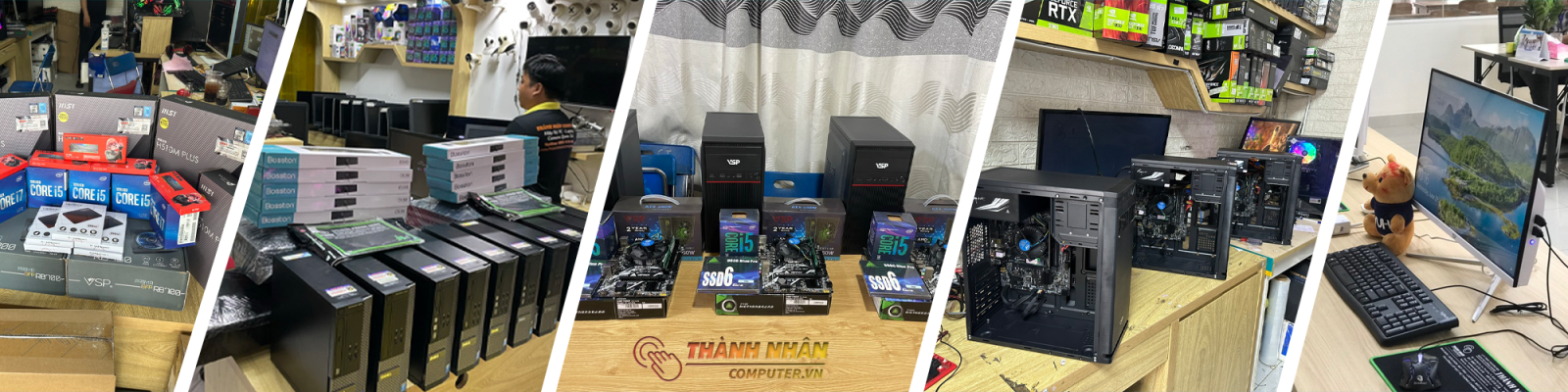 Mua máy tính giá rẻ TPHCM - Hình ảnh máy tính đã giao đến khách hàng