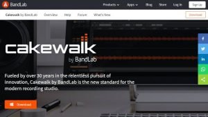Phần mềm sáng tác nhạc trên máy tính Cakewalk