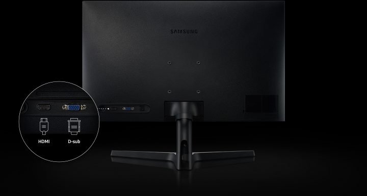 Các cổng kết nối linh hoạt của màn hình máy tính Samsung