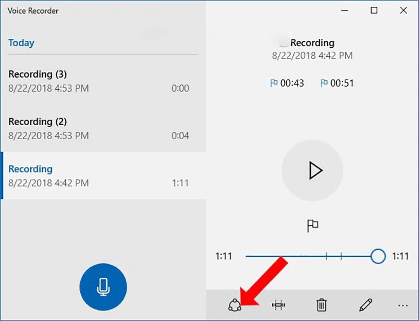 Voice Recorder Windows 10