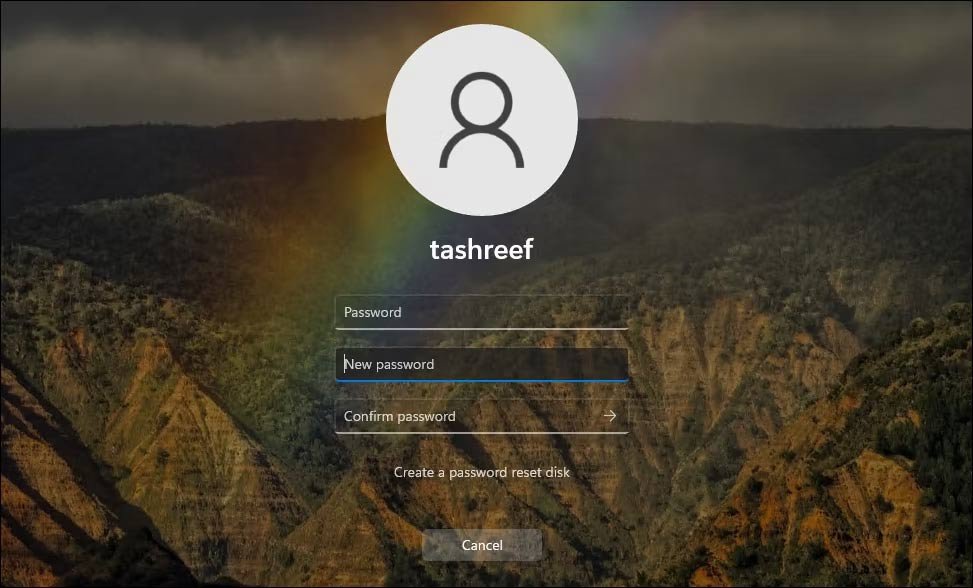Hướng dẫn tạo mật khẩu máy tính mới khi mật khẩu hết hạn