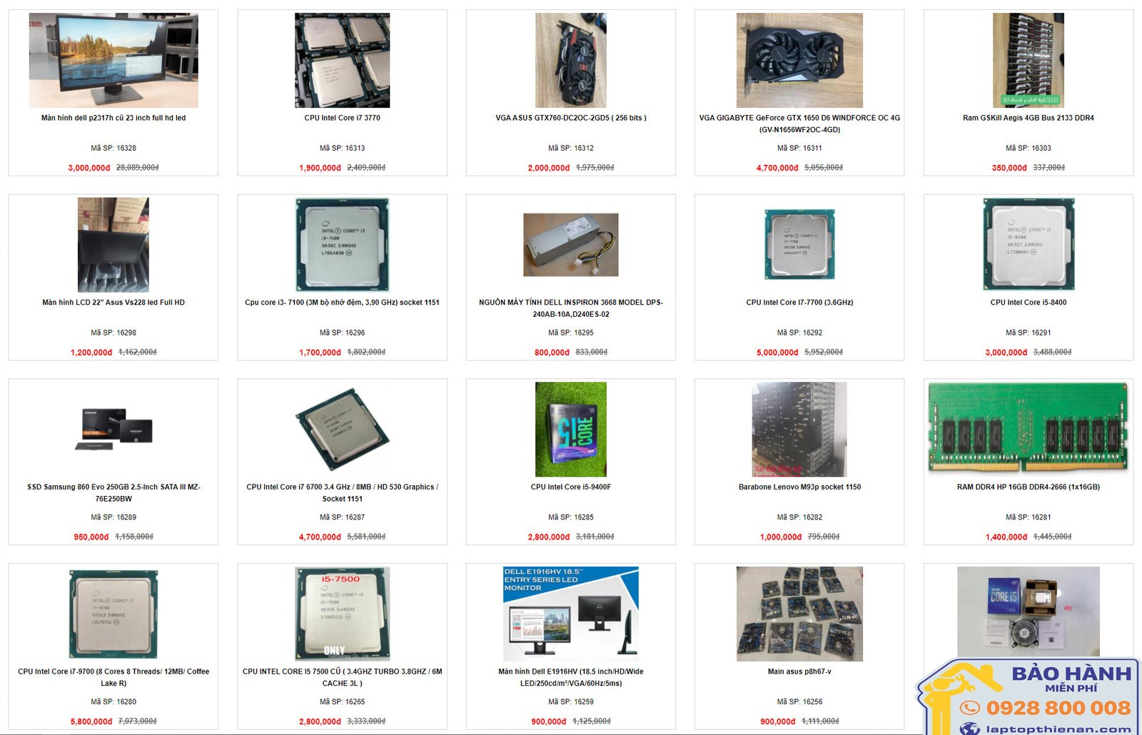 Mainboard và CPU cho máy tính