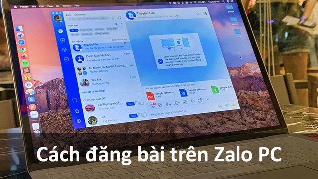 Cách đăng bài trên Zalo PC Cách đăng bài trên Zalo PC