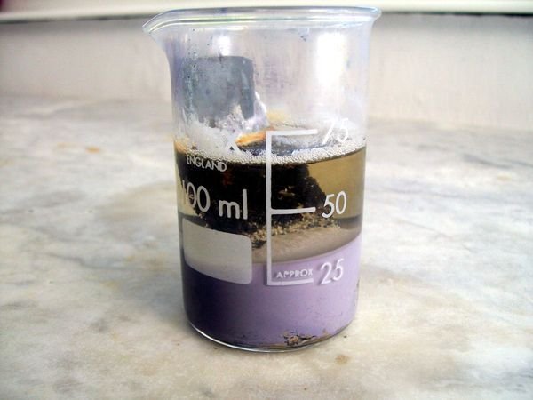 Lọc để thu bột bạc