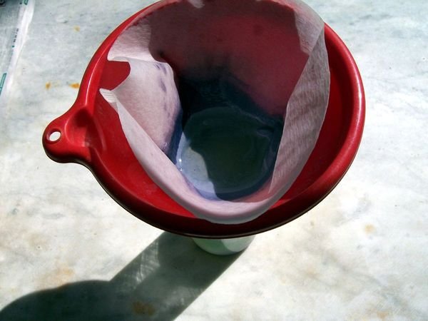 Phơi khô bột bạc