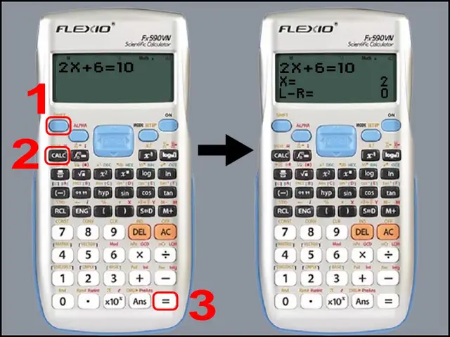 bấm máy tính tìm nghiệm của phương trình