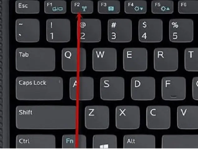 cách bật wifi trên máy tính dell