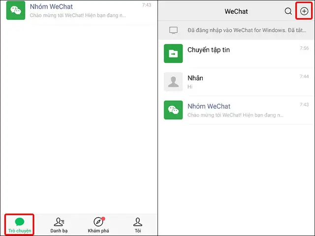 cách đăng xuất wechat trên máy tính