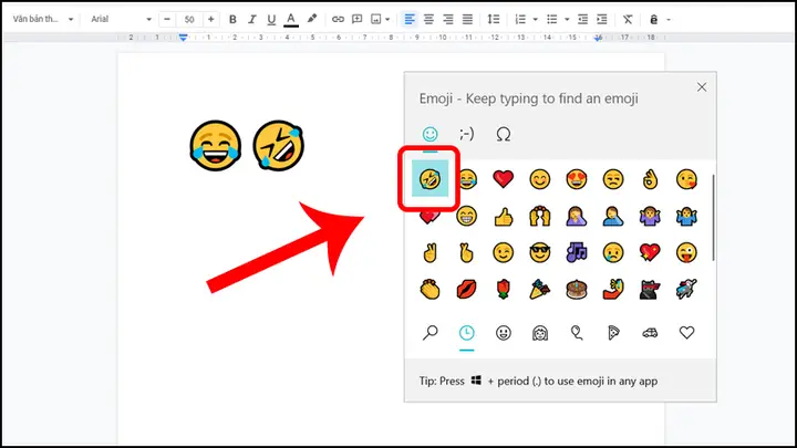 cách mở bảng kí tự đặc biệt trong máy tính