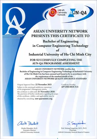 chương trình đào tạo ngành kỹ thuật máy tính