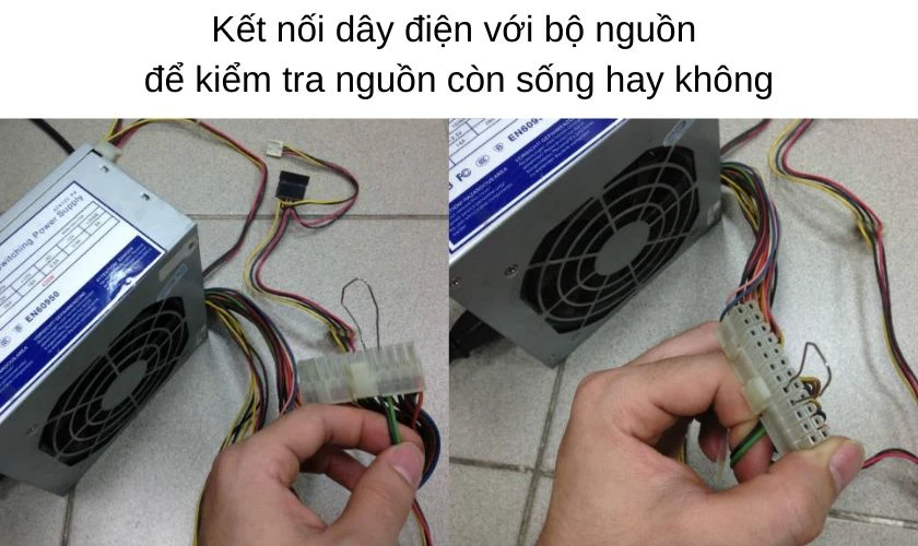 Cách kiểm tra nguồn máy tính thủ công