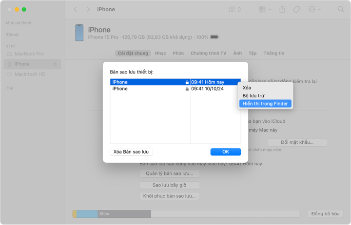 Sao lưu iPhone trên máy tính: Hướng dẫn chi tiết bảo vệ dữ liệu
