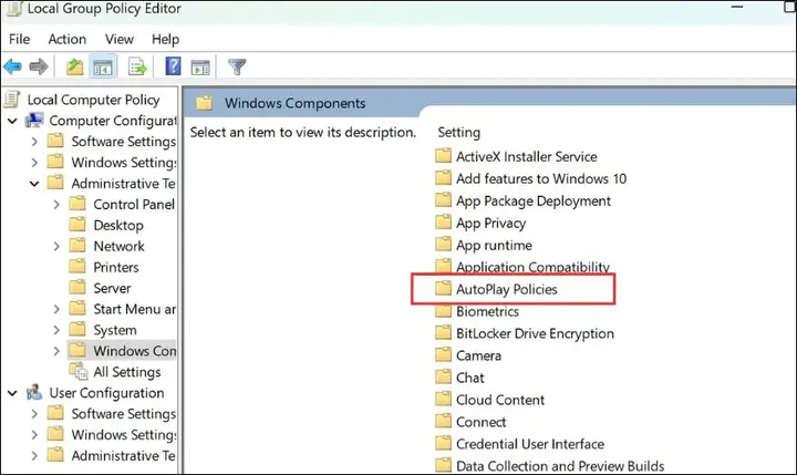 mở khóa usb trên máy tính