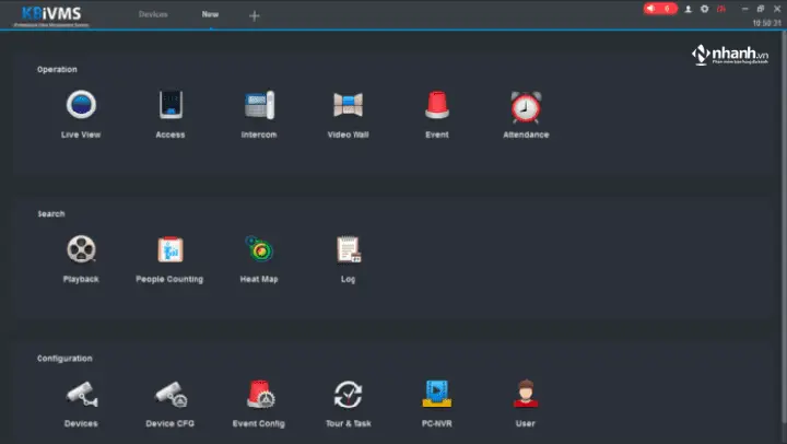phần mềm xem camera trên máy tính