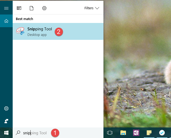 Công cụ Snipping Tool trên màn hình máy tính siêu nét