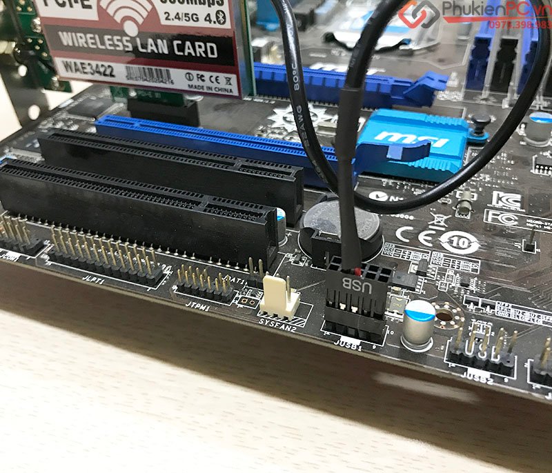 Lắp đặt card Bluetooth 5.0 cho máy tính bàn