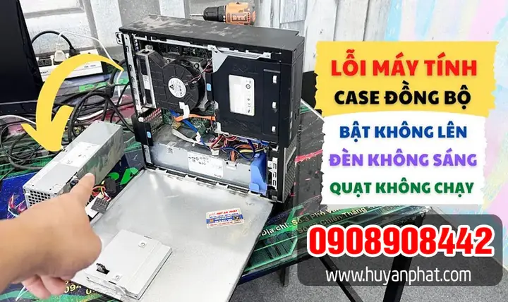 sửa nguồn máy tính đồng bộ hp