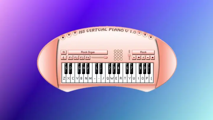 ứng dụng chơi đàn piano trên máy tính