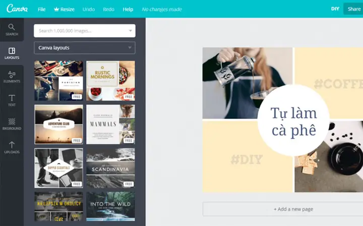 ứng dụng ghép ảnh online trên máy tính