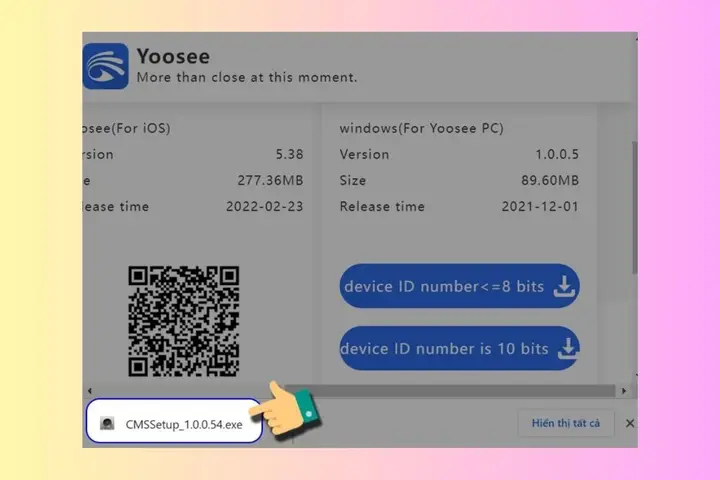 xem camera yoosee từ xa trên máy tính