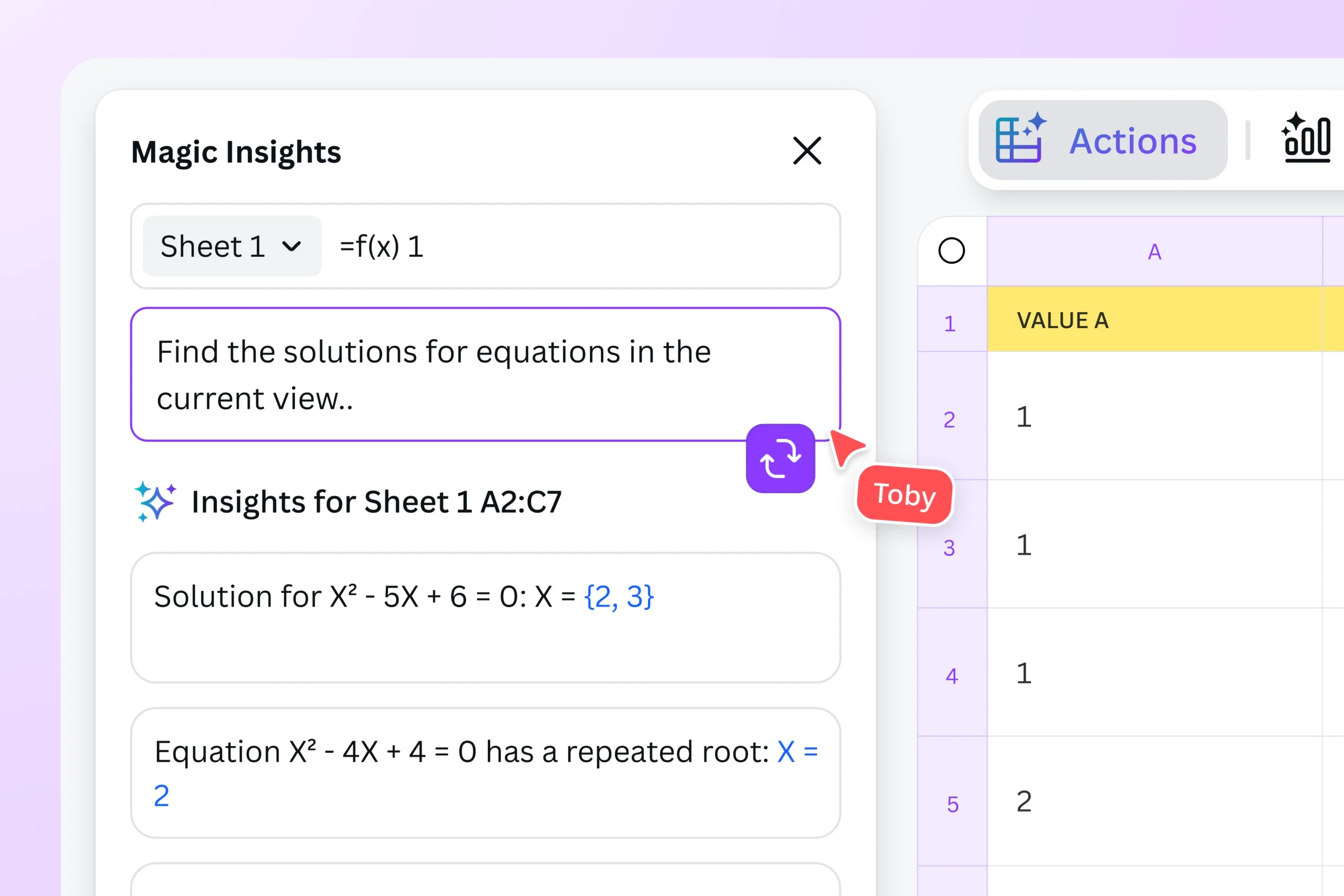 Create math magic with AI