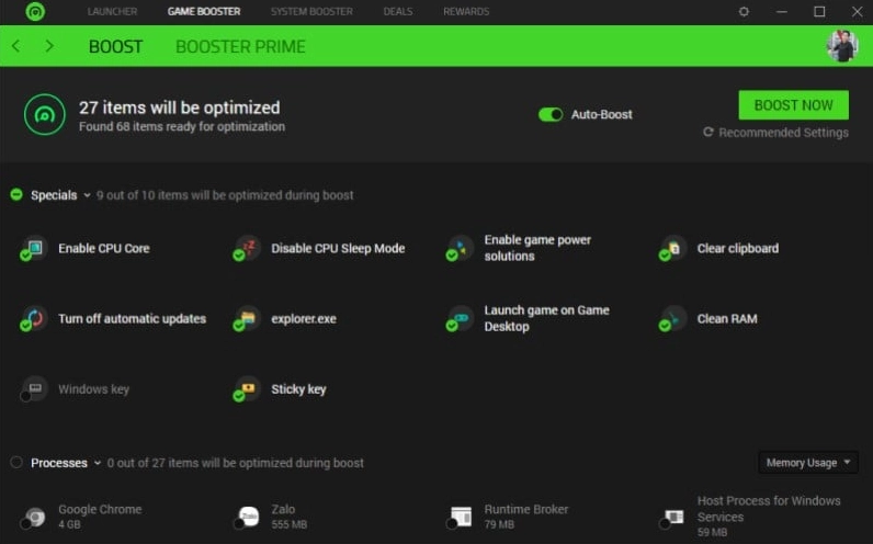 Razer Cortex: Game Booster