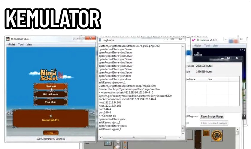 KEmulator là phần mềm giả lập Java miễn phí, cực kỳ dễ sử dụng