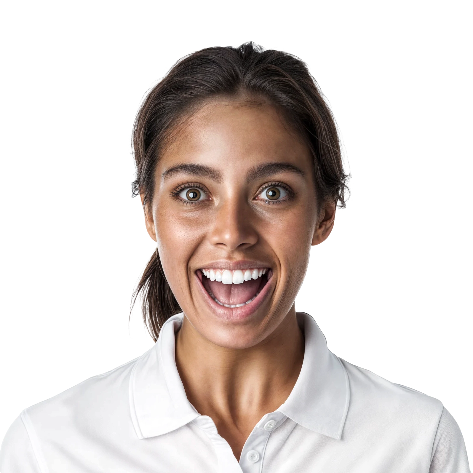 Một người phụ nữ kinh ngạc trước lượng dữ liệu khổng lồ