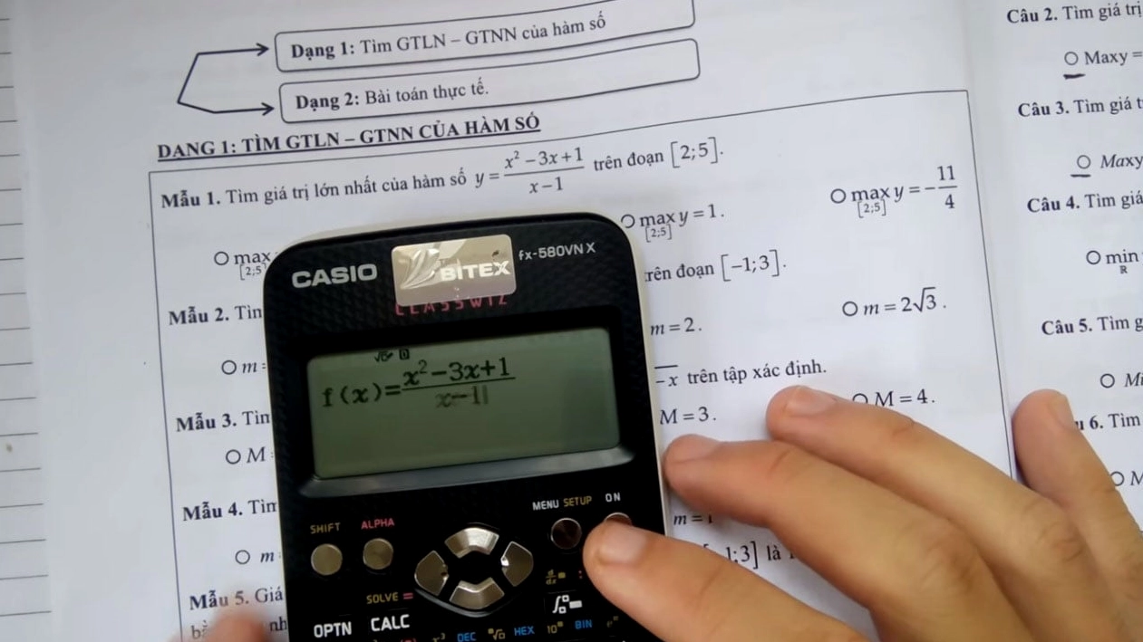 Nắm Vững **Cách Bấm Tổ Hợp Trên Máy Tính Casio 580** VNX Chỉ Trong Vài Bước!