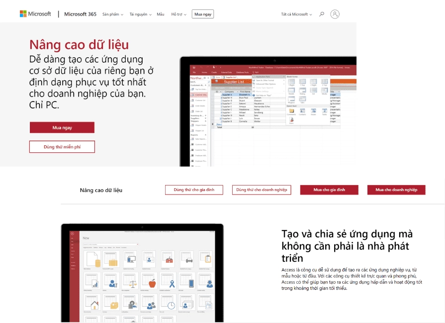 Truy cập Office 365 để dùng thử miễn phí