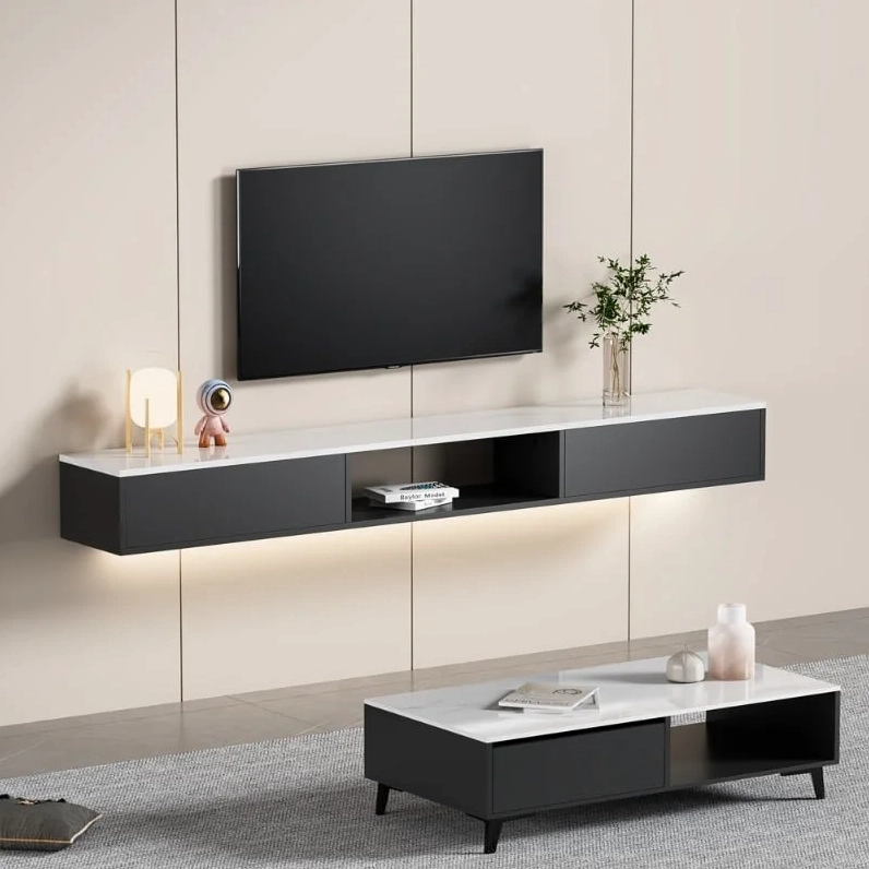 Kệ tivi treo tường tiết kiệm không gian cho căn hộ nhỏ