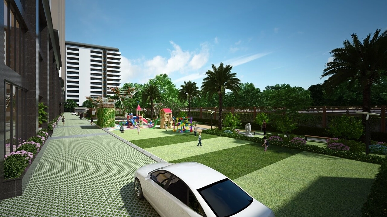 Phân Tích Chuyên Sâu Phương Đông Green Park: Điểm Sáng An Cư 2026 Khu vui chơi trẻ em ngoài trời dự án Phương Đông