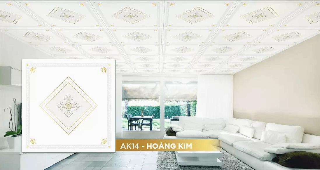 Mẫu trần thả Ánh Kim - Hoàng Kim