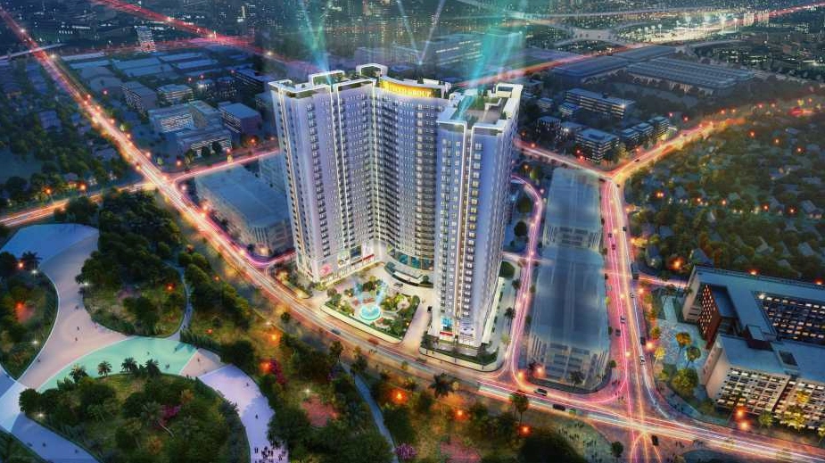 Phối cảnh tổng thể dự án Tecco Diamond Thanh Trì