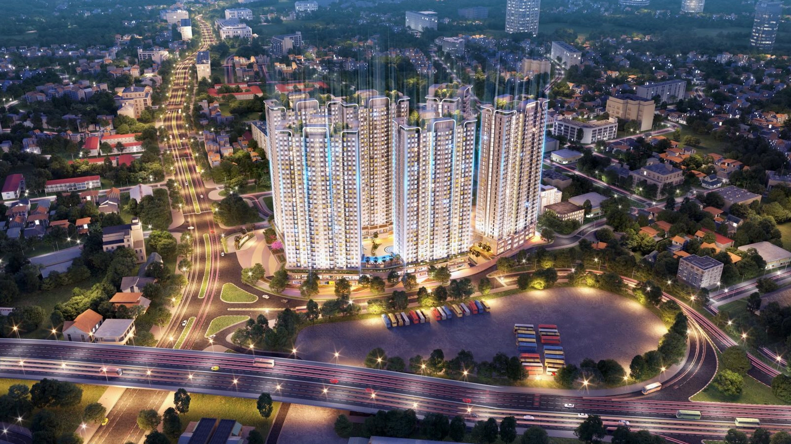 Phối cảnh tổng thể dự án Tecco Elite City