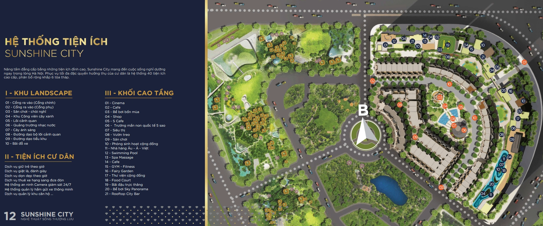Chung Cư Sunshine City 2026: Khám Phá Nghệ Thuật Sống Thượng Lưu Đẳng Cấp Tiện ích dự án chung cư Sunshine City Ciputra