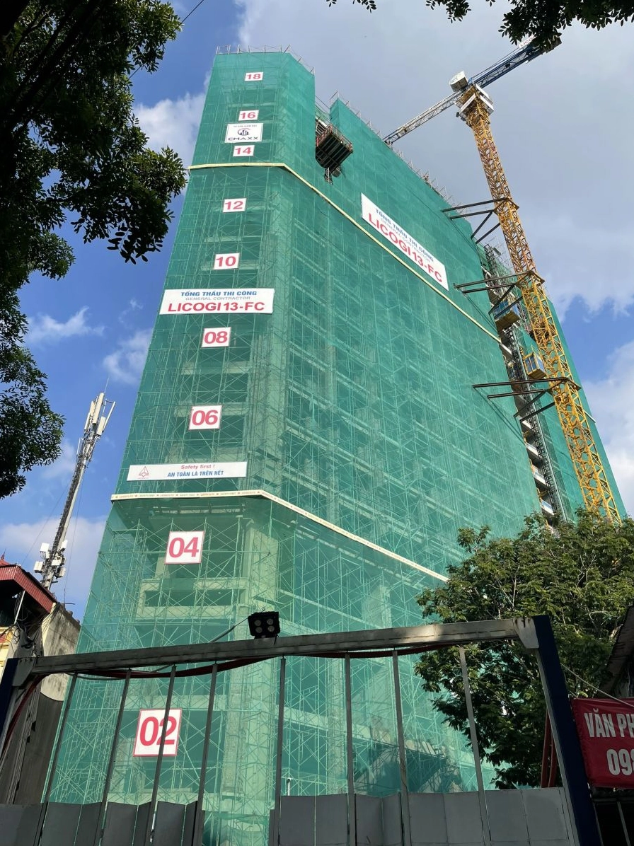 Tiến độ xây dựng Trinity Tower đang được triển khai