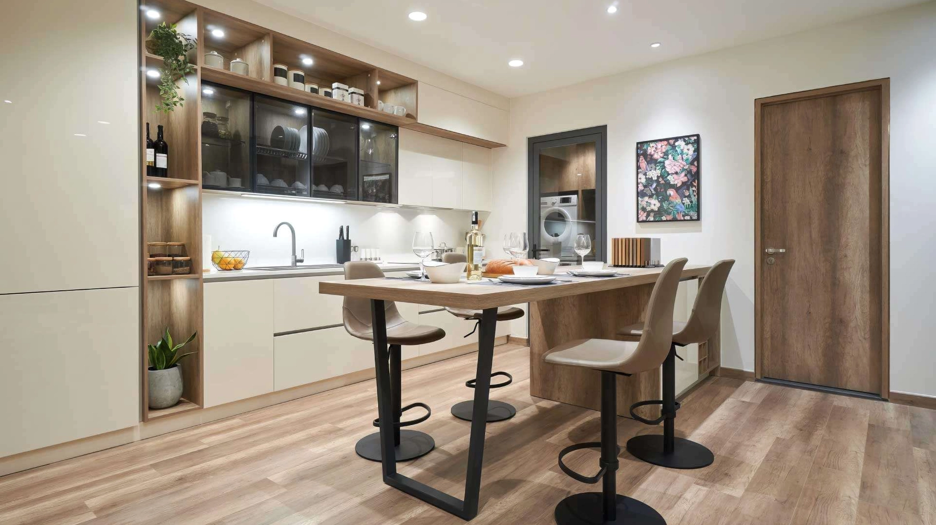 ứng dụng của mdf trong phòng bếp